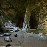 Buy canvas prints of Inside Cathedral Cave by Darrell Evans