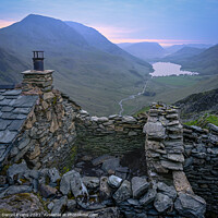 Buy canvas prints of Warnscale Bothy by Darrell Evans