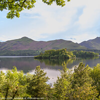 Buy canvas prints of Derwntwater and Catbells by Darrell Evans