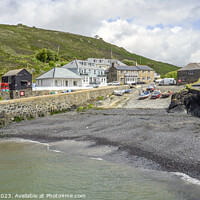 Buy canvas prints of Mullion Cove by Darrell Evans