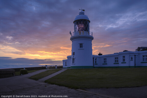Pendeen Lighthouse Picture Board by Darrell Evans