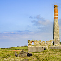 Buy canvas prints of Levant Chimney by Darrell Evans