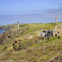 Buy canvas prints of Levant Mine Cornwall by Darrell Evans