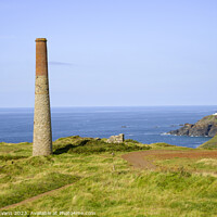 Buy canvas prints of Two Chimneys and a Lighthouse by Darrell Evans