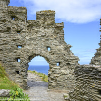 Buy canvas prints of Tintagel Castle by Darrell Evans