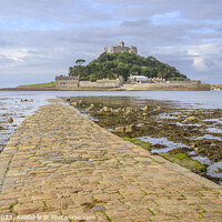 Buy canvas prints of St Michael's Mount Causeway by Darrell Evans