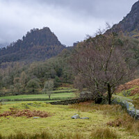 Buy canvas prints of Grange to Castle Crag by Darrell Evans