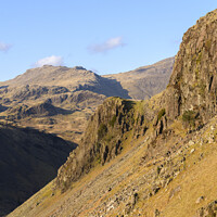 Buy canvas prints of Hardknott towards Scafell by Darrell Evans