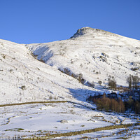 Buy canvas prints of Helvellyn in Snow by Darrell Evans