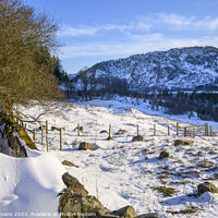 Buy canvas prints of Winter at Thirlmere by Darrell Evans