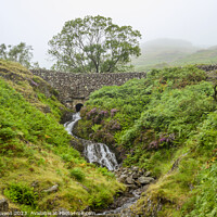 Buy canvas prints of Wrynose Stream by Darrell Evans