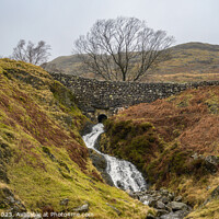 Buy canvas prints of Wrynose Pass Stream by Darrell Evans