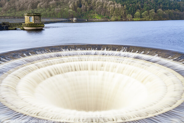 Bellmouth at Ladybower Picture Board by Darrell Evans