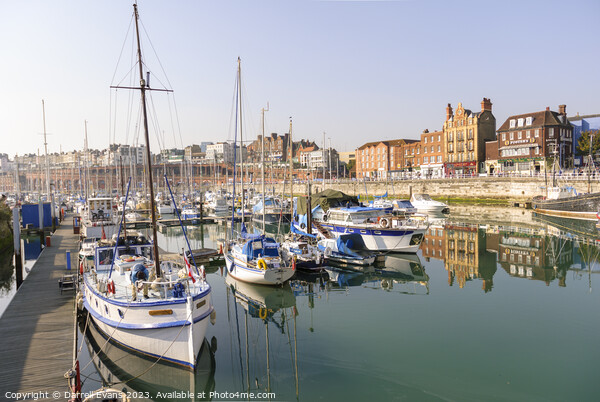 Ramsgate Royal Harbour Picture Board by Darrell Evans