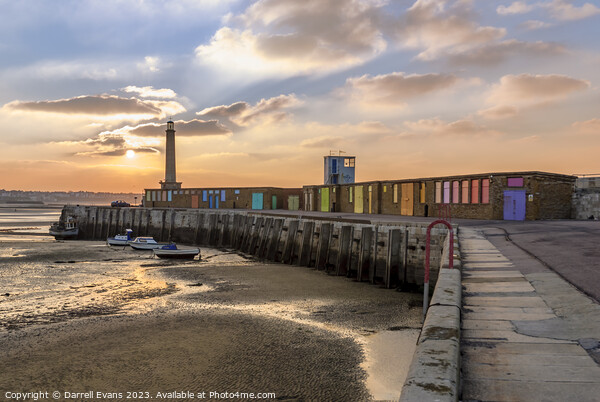 Margate Harbour Picture Board by Darrell Evans