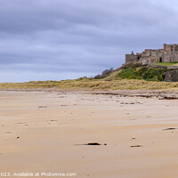 Buy canvas prints of Bamburgh beach by Darrell Evans