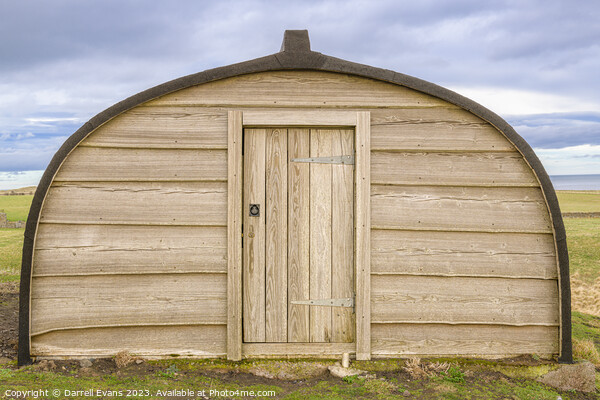 Lindisfarne Shed Picture Board by Darrell Evans