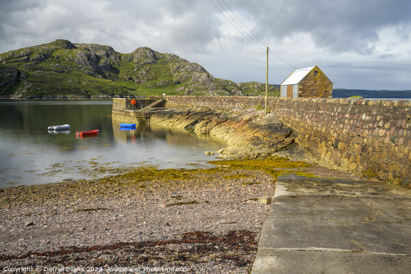 Harbour at Lower Diabaig Picture Board by Darrell Evans