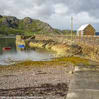 Buy canvas prints of Harbour at Lower Diabaig by Darrell Evans