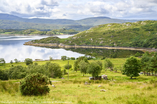 Loch Torridon from Wester Aligin Picture Board by Darrell Evans