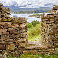 Buy canvas prints of Loch Torridon from an old house by Darrell Evans