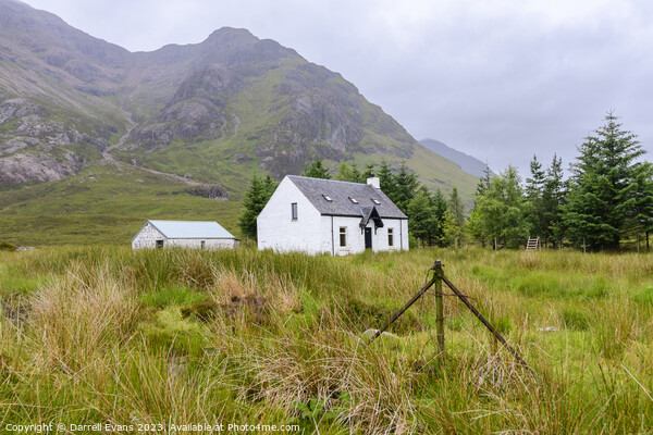 Glencoe Bothy Picture Board by Darrell Evans