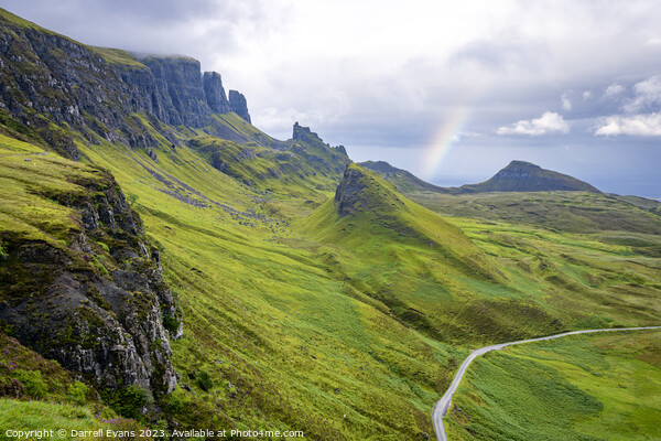Quiraing and Rainbow Picture Board by Darrell Evans