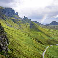 Buy canvas prints of Quiraing and Rainbow by Darrell Evans