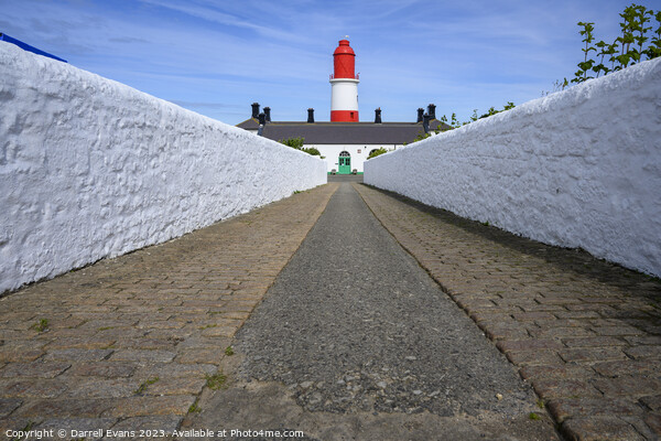 Path to Souter Lighthouse Picture Board by Darrell Evans