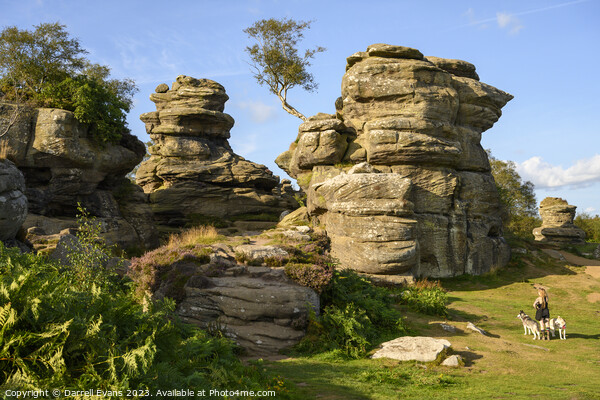 Brimham Rocks Picture Board by Darrell Evans