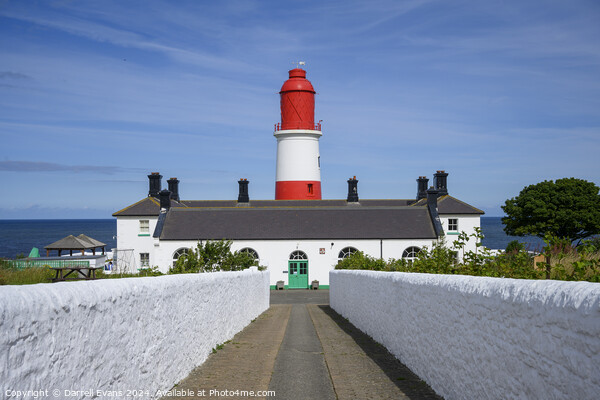 Souter Lighthouse Picture Board by Darrell Evans