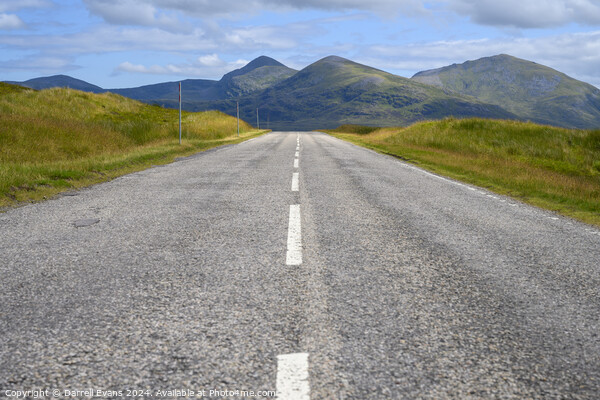 Road through the Highlands Picture Board by Darrell Evans