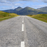 Buy canvas prints of Road through the Highlands by Darrell Evans