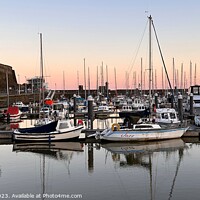 Buy canvas prints of Sunrise over Whitehaven Harbour  by Kate Wilson