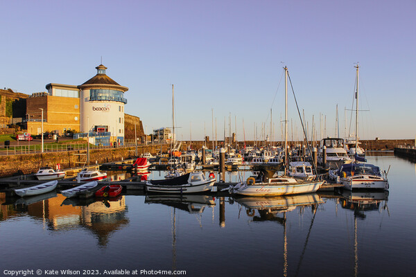 Whitehaven Marina Sunrise Picture Board by Kate Wilson