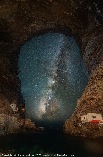 MIlkyway cave  Picture Board by simon waldram