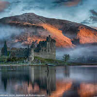 Buy canvas prints of Castle on the Loch by simon waldram