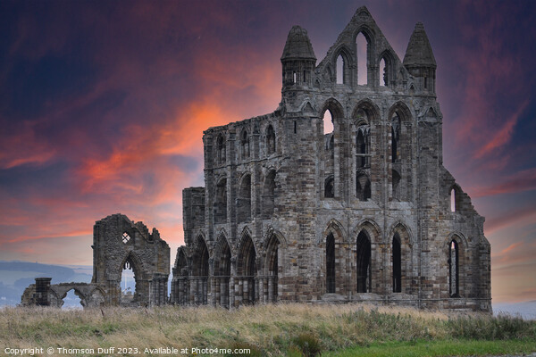 Whitby Abbey Picture Board by Thomson Duff