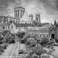 Buy canvas prints of York Minster Mono by Thomson Duff