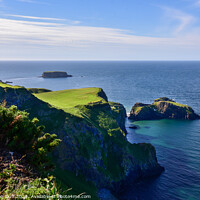 Buy canvas prints of Carrick-a-rede, Co. Antrim, Northern Ireland  by Thomson Duff
