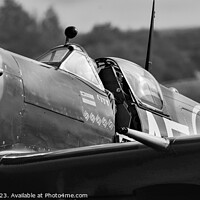 Buy canvas prints of Supermarine Spitfire Vb AE-A by Thomson Duff