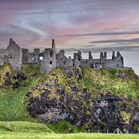 Buy canvas prints of Dunluce Castle Sunset by Thomson Duff