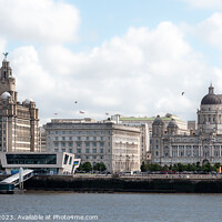 Buy canvas prints of Liverpool Riverfront by Thomson Duff