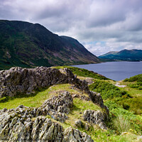 Buy canvas prints of Crummock Water, Lake District Cumbria England by Chris Mann