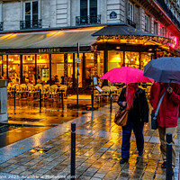 Buy canvas prints of Paris in the rain by Chris Mann