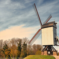 Buy canvas prints of The Old Windmill by Martyn Large
