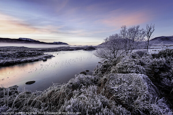  "Stunning Sunrise at Rannoch Moor" Picture Board by Peter Paterson