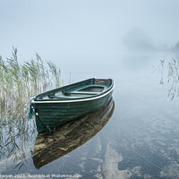Buy canvas prints of Boat on Loch Ard by Peter Paterson