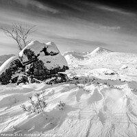 Buy canvas prints of Winter on Rannoch Moor by Peter Paterson