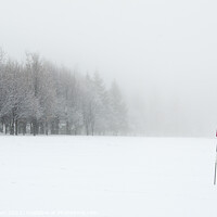 Buy canvas prints of Snow covered Golf Course by Peter Paterson